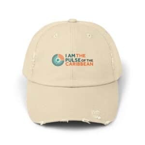 I AM The Pulse of the Caribbean Unisex Distressed Cap